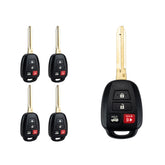 G Chip Remote Car Key Replacement for 2012-2014 Toyota Camry 4 Button HYQ12BDM  KR-T4SB